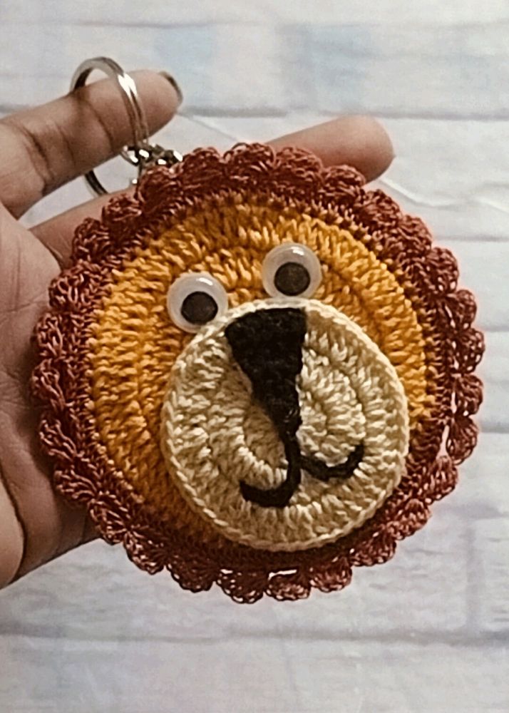 Crochet Keychain+Coin Purse