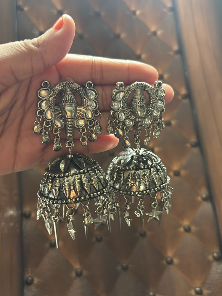 Oxidised Earrings