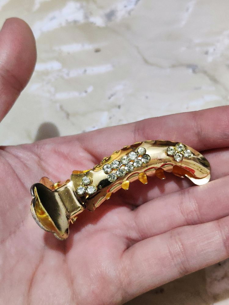 Golden Banana Clip