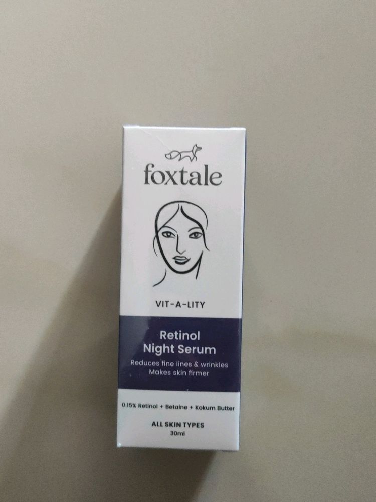 Foxtal Retinol Night Serum