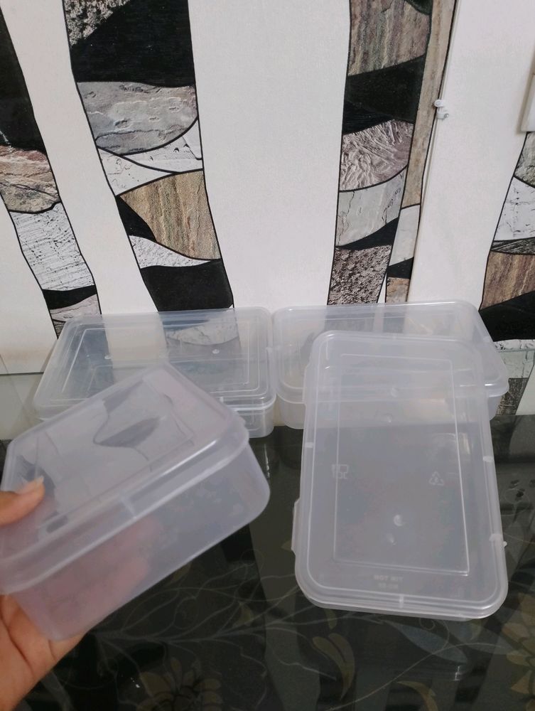 Set Of 4 Plastic Containers