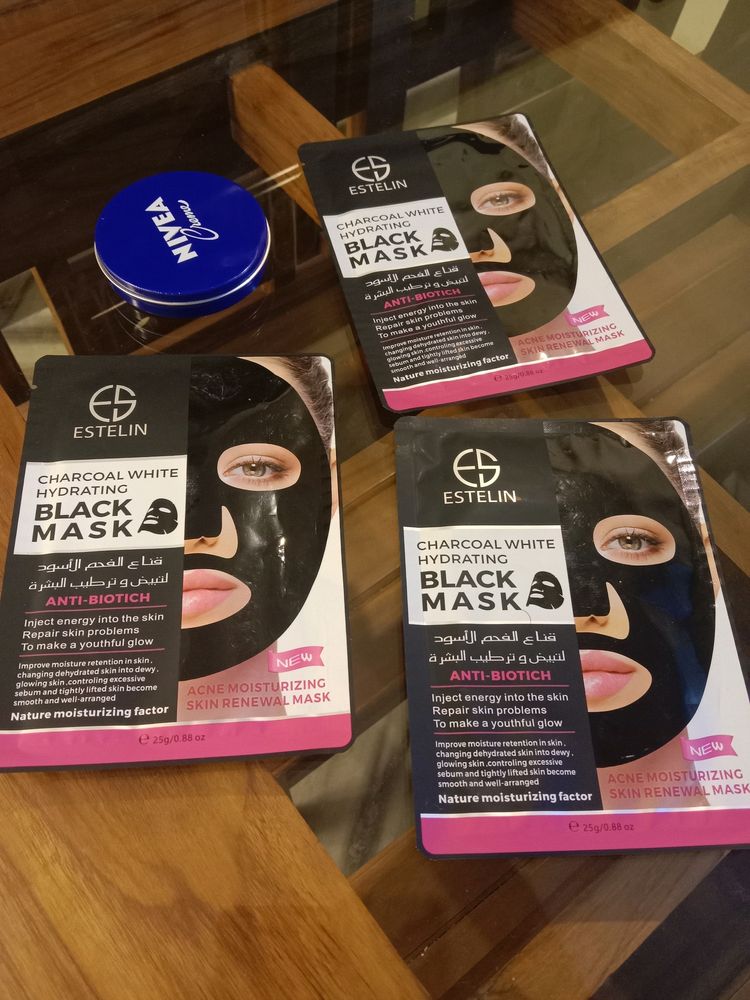 Nivea Cream.And Charcoal Mask