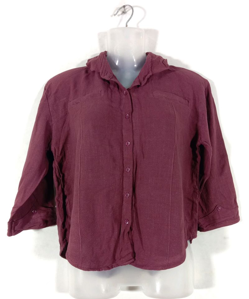 Dark Red Brown Shirt (Women's)