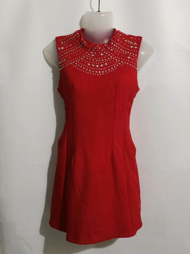 RED MINI BODYCON