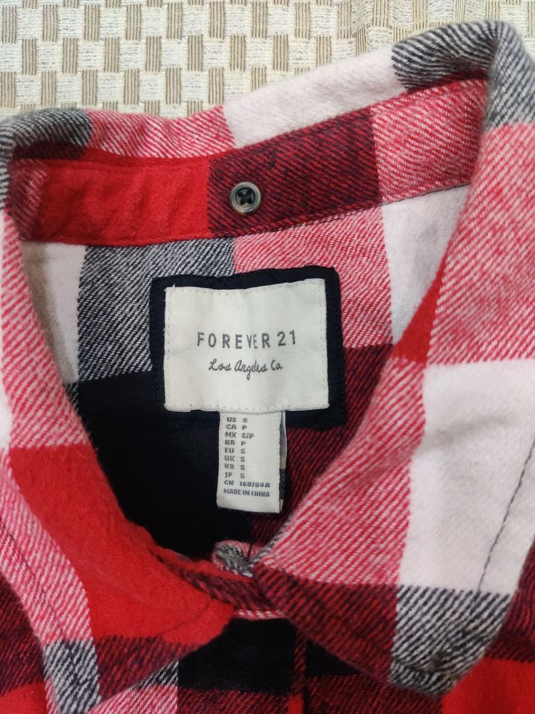 Forever 21 - Red & Black Checked Shirt