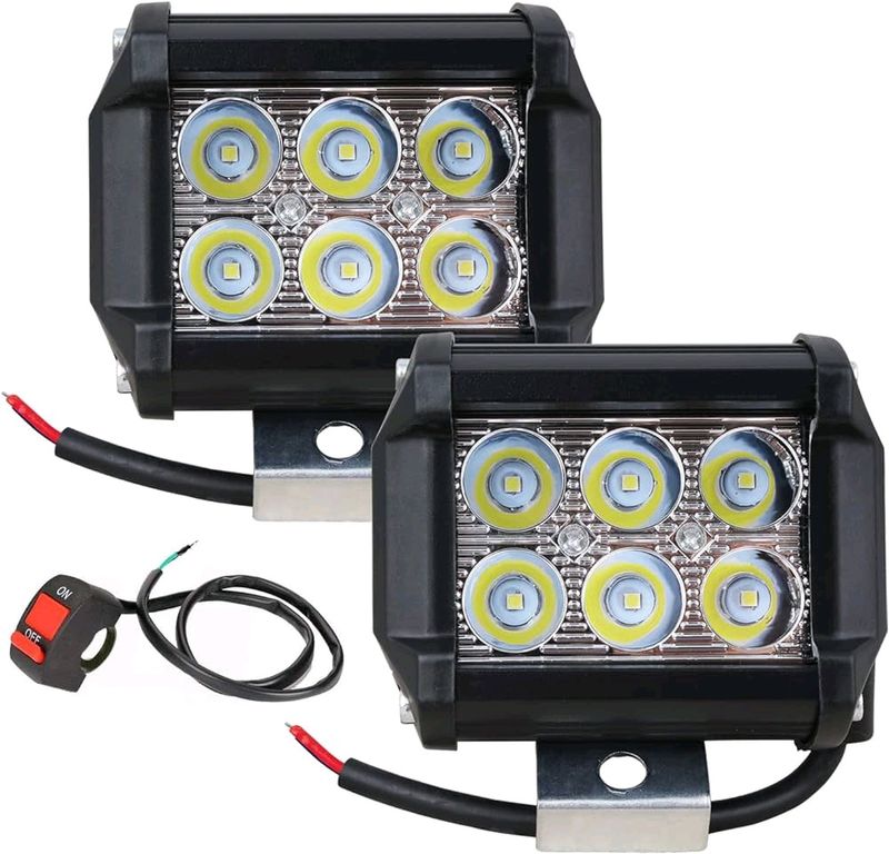 6 Led Cree Fog Light Set Of 2