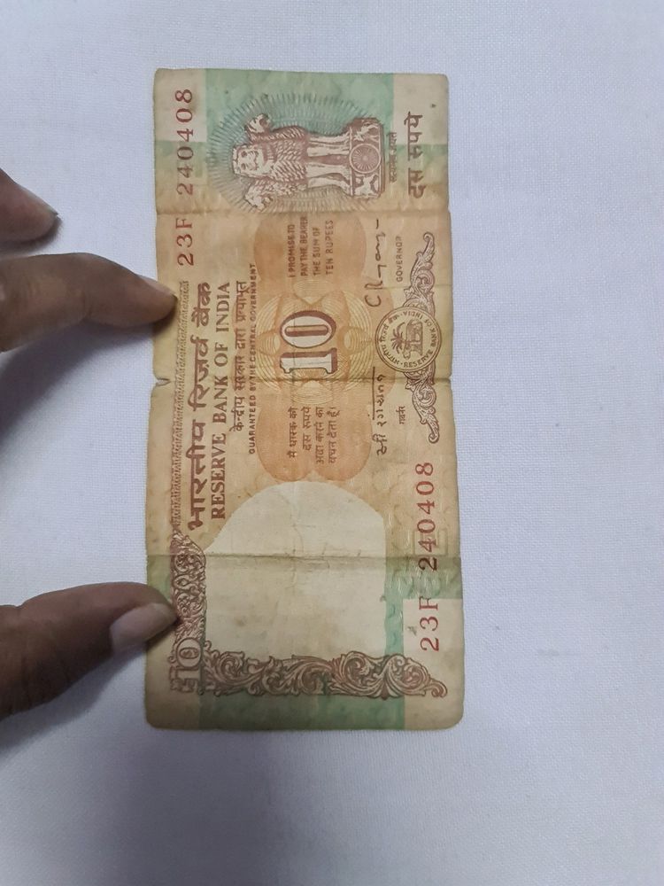 10 Rupees Old Series Note...