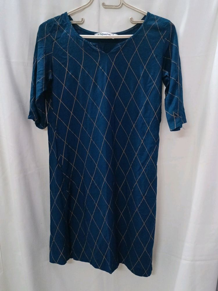 Blue Sharara Suit With Dupata