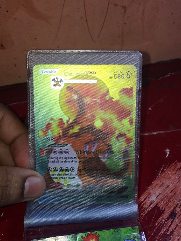 Pokemon Cards Of Various Types