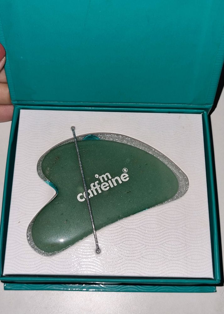 M Caffeine Gua Sha - Green Quartz