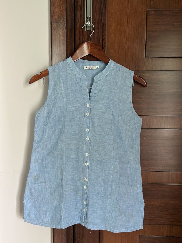 Sky Blue Top For Women