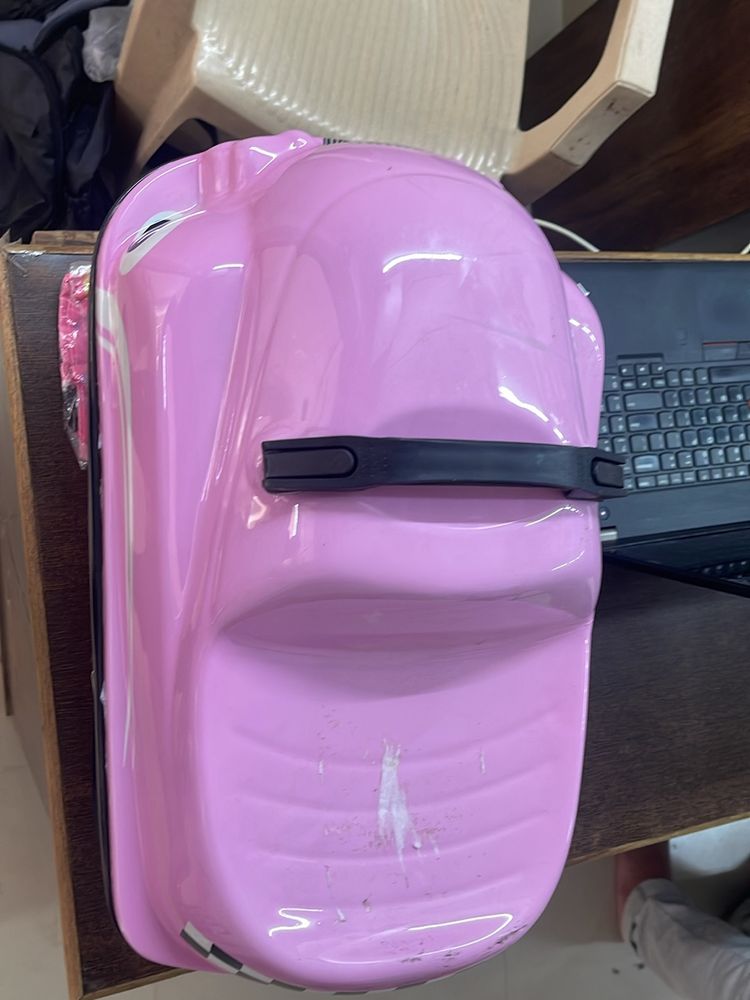 Pink Car Suitcase For Kids