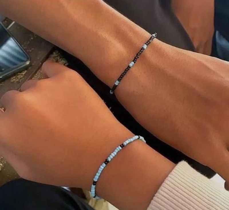 Couple/Best Friends Combo Bracelet Set 💙🖤