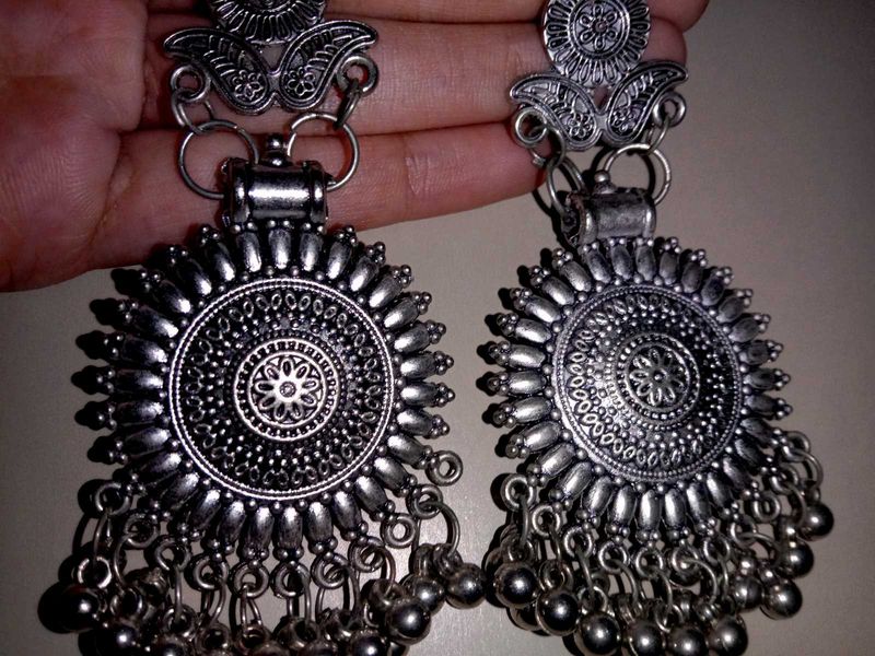 oxidised earrings