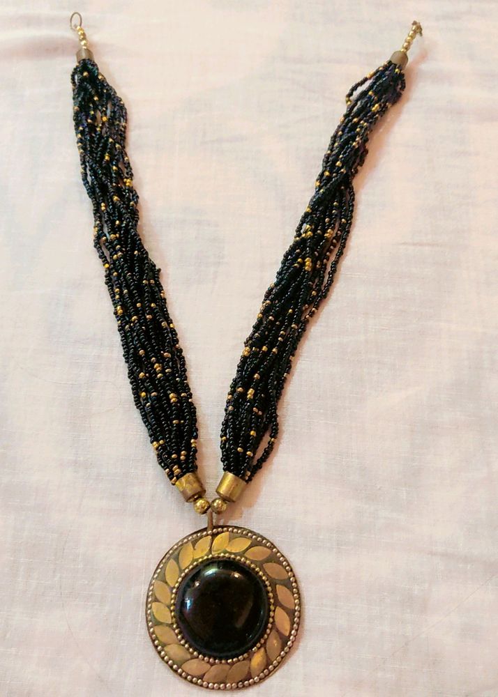 Black Multilayer Necklace