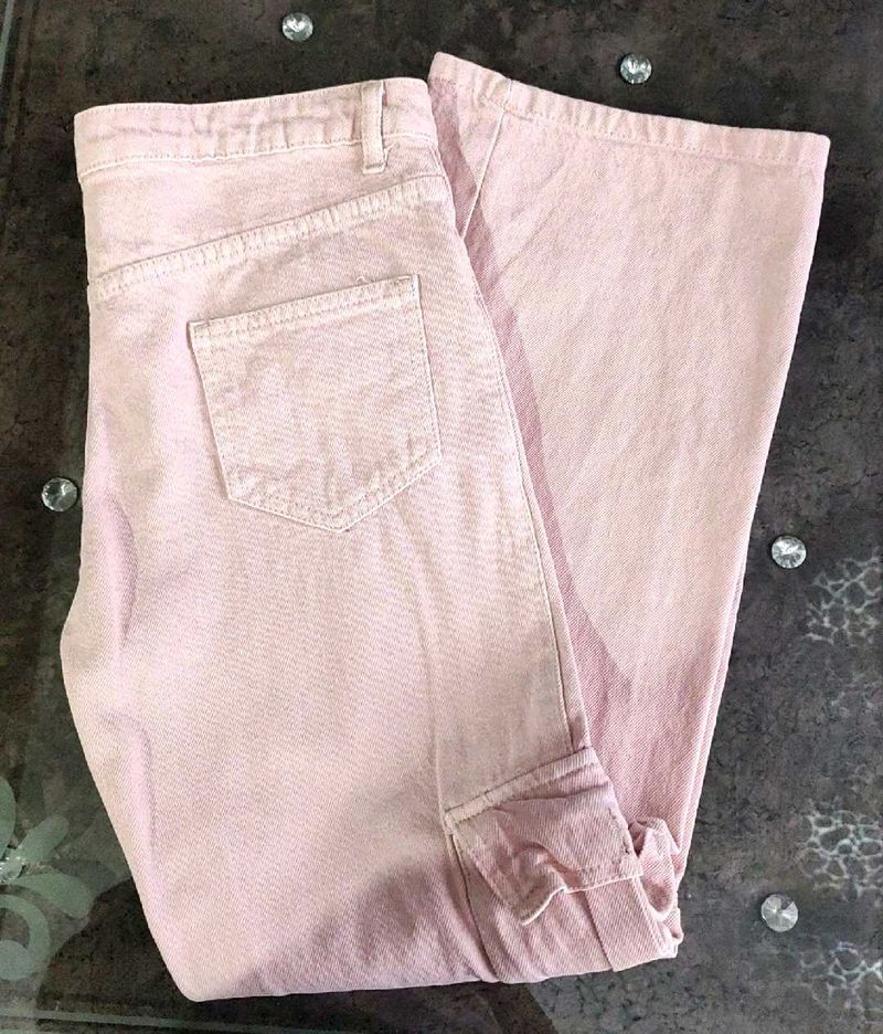 Cargo Pants pink colour