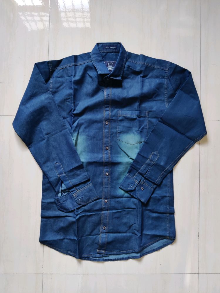 Lp Denim Shirt Full Sleeve