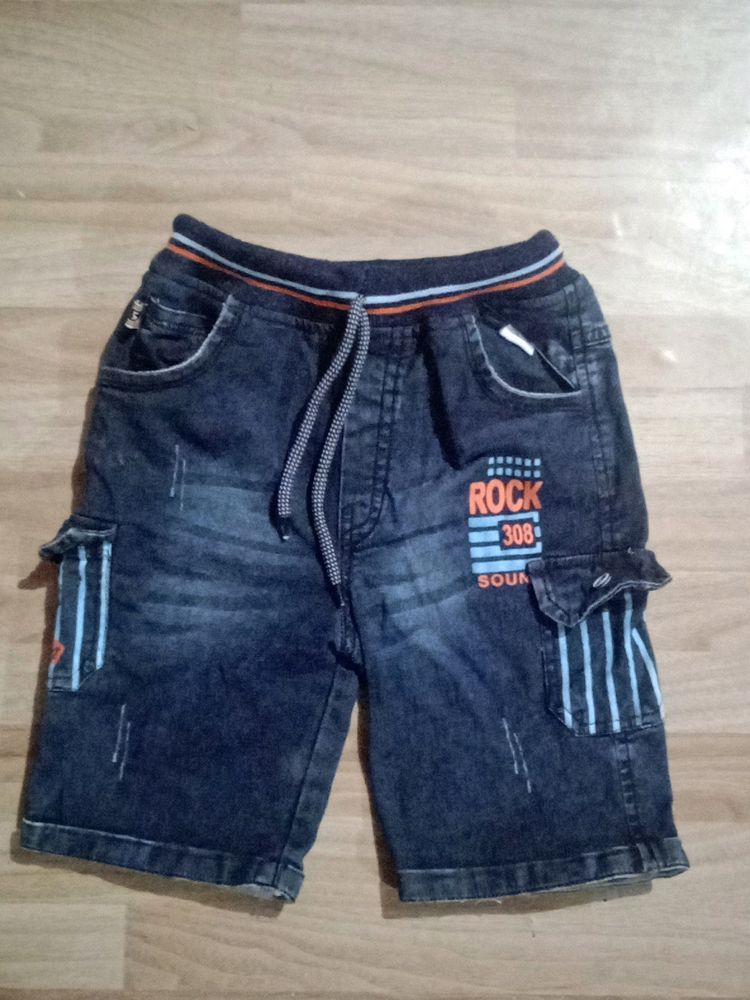 4-6 Yrs Boys Denim Half Pant