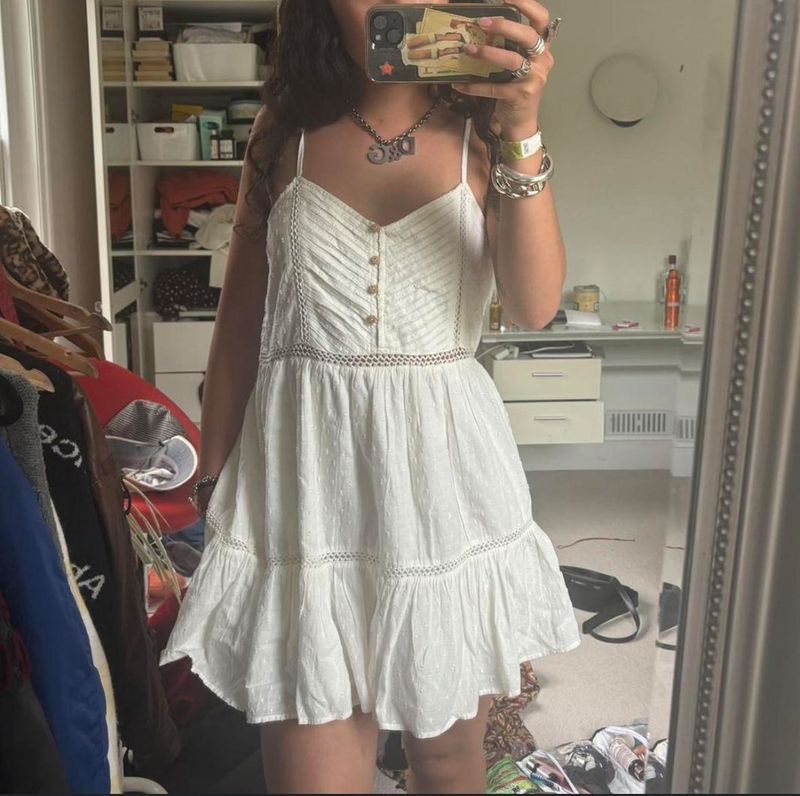 Zara White Dress With All Tags