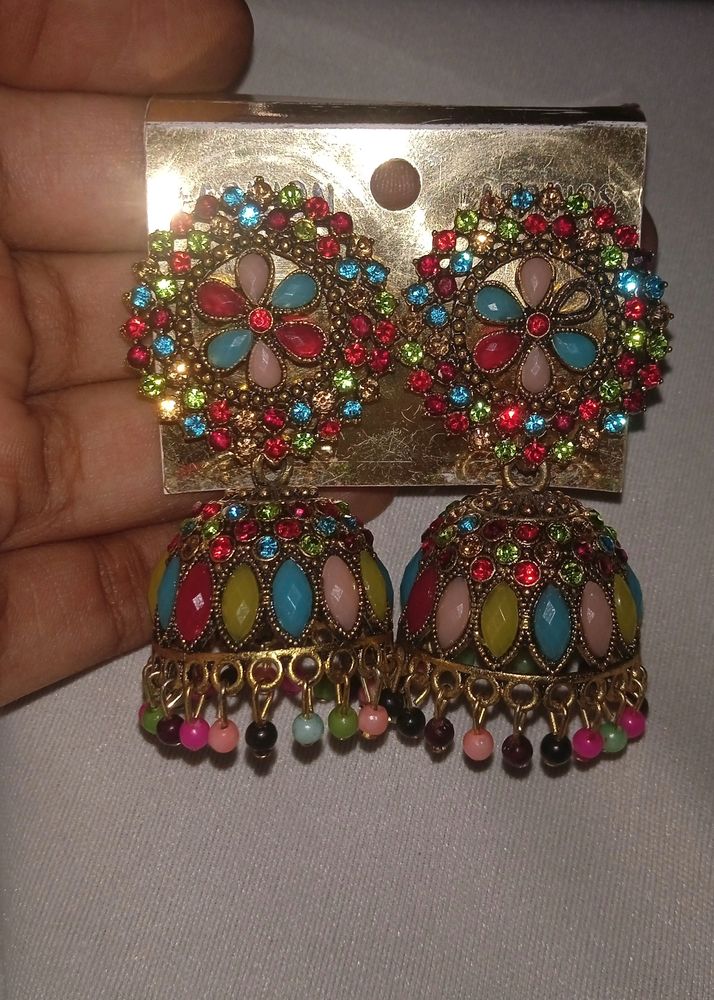 🤩 Big Beautiful Zumka Earring 🤩