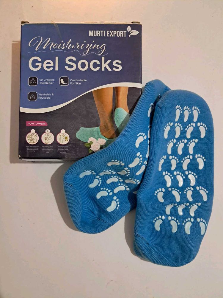 Moisturising Gel Socks for Cracked Heels