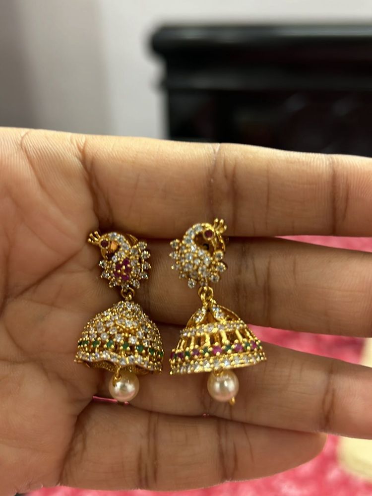 CZ JEWELLERY JHUMKAS