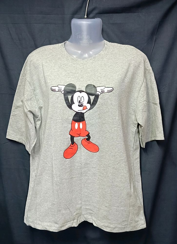 Cartoon Print T-shirt