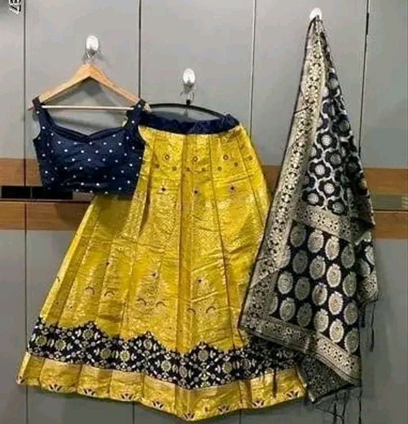 Latest Designer Lengha Choli For Haldi