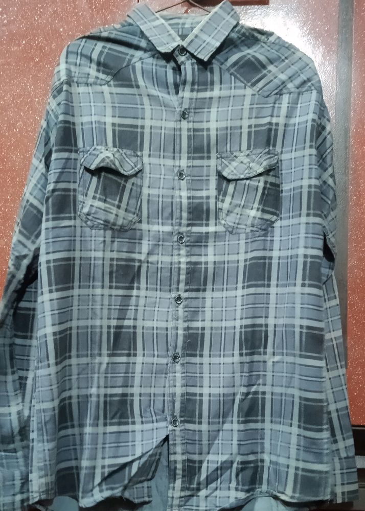 Mens Cotton Check Shirt