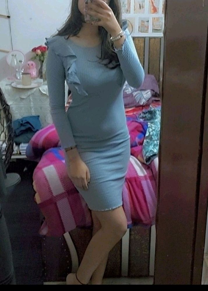 Blue Bodycon Dress