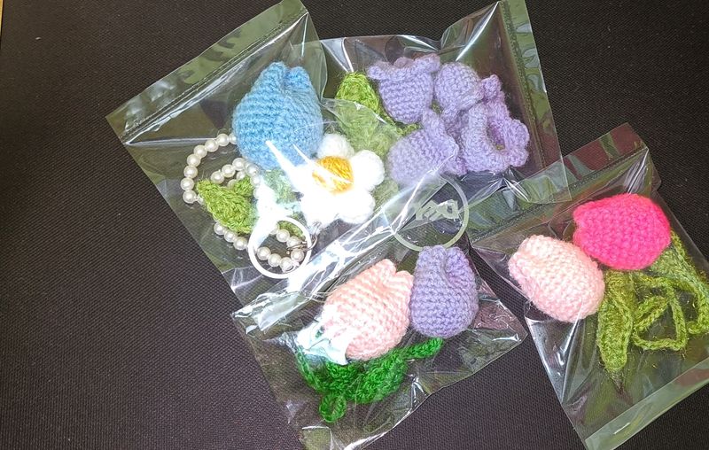 Crochet Phone Charms And Key Chain