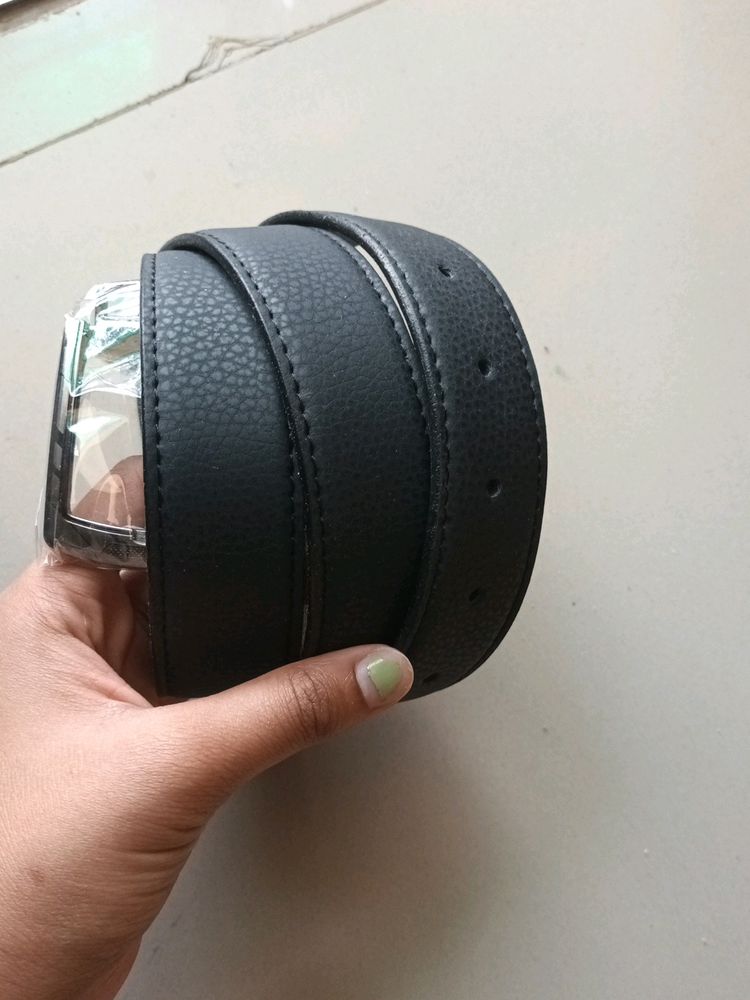 Faux Leather Belt