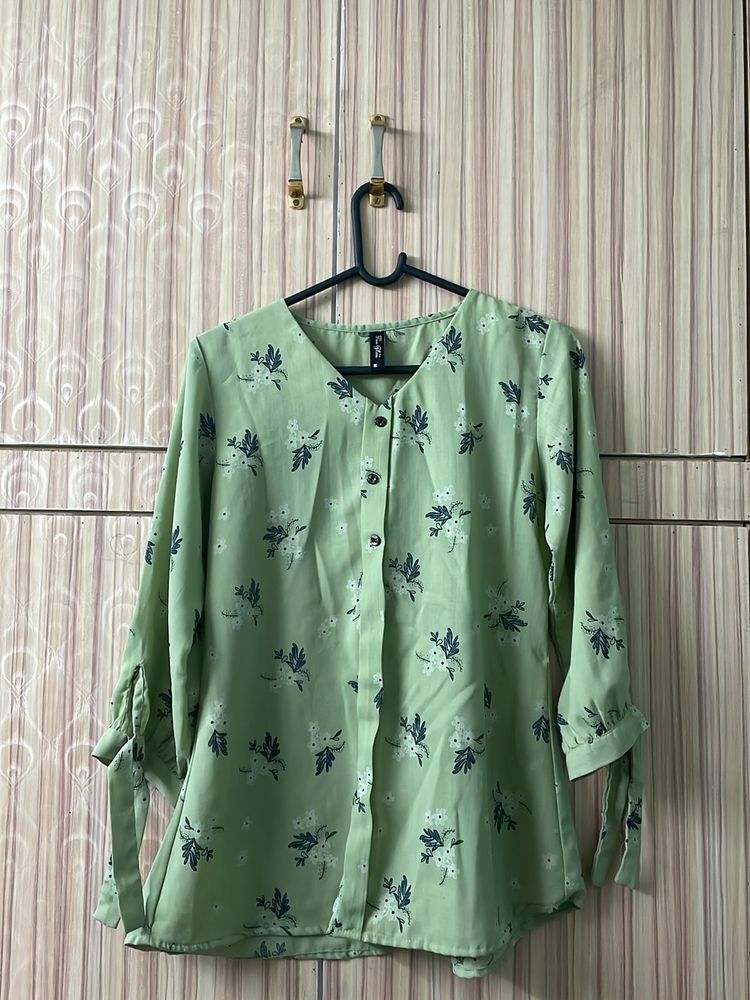 Floral Short Kurta