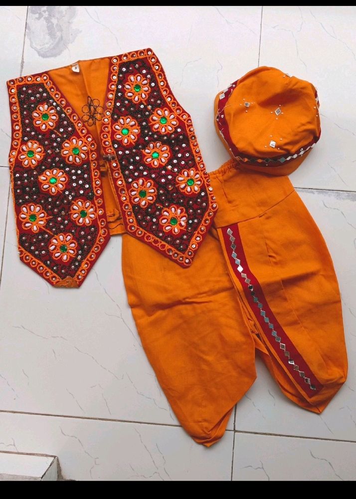 Orange Navratri Outfits For Kids. Please See Measurements Before Buying