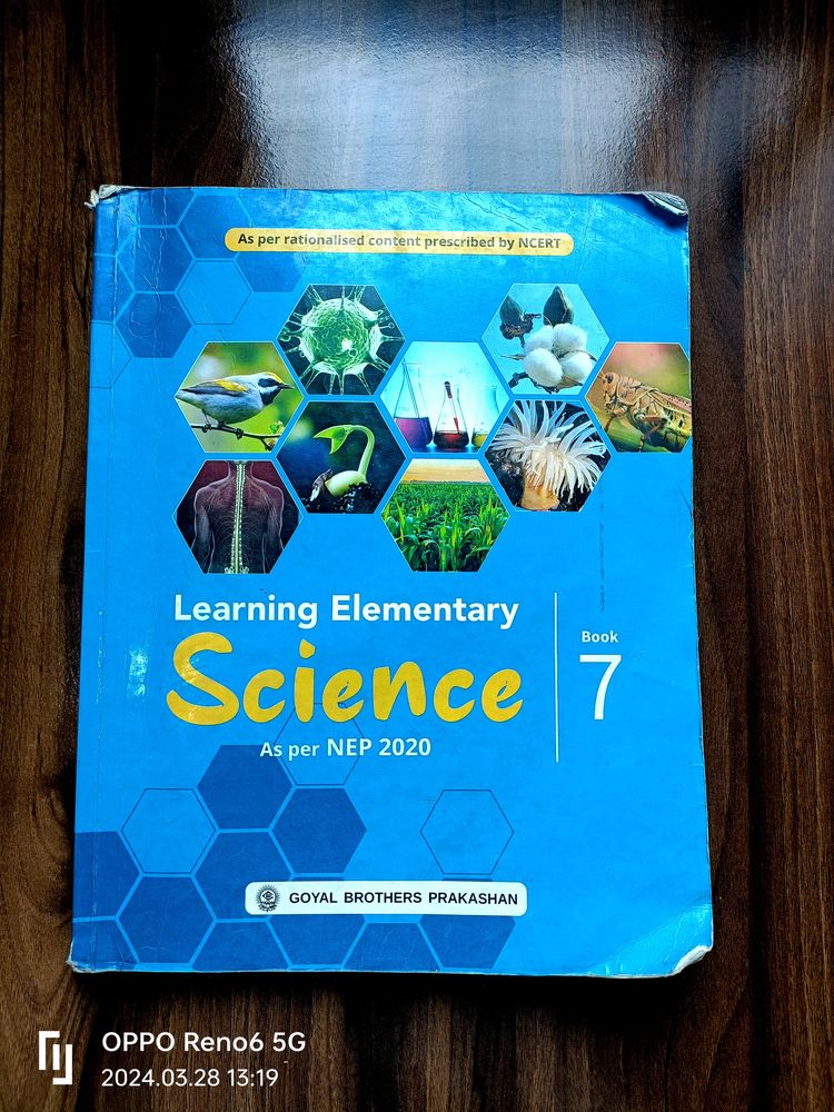 Science Textbook Goyal Brothers For Class 7th Cbse