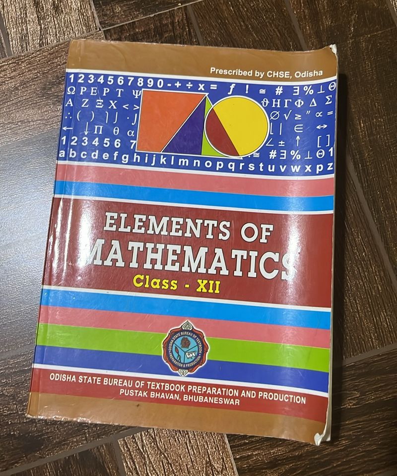 Class 12 Mathematics Books Chse