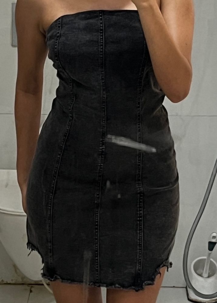 charcoal party dress