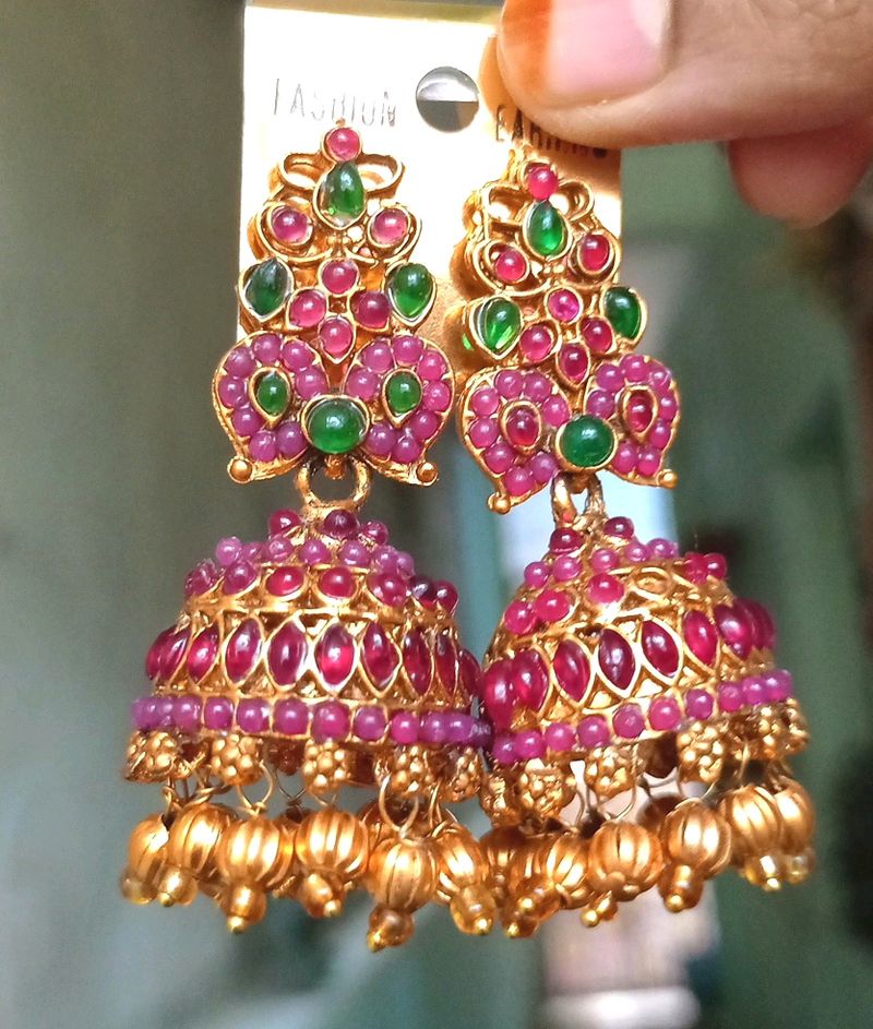 Beautiful Temple Jewellery Earrings