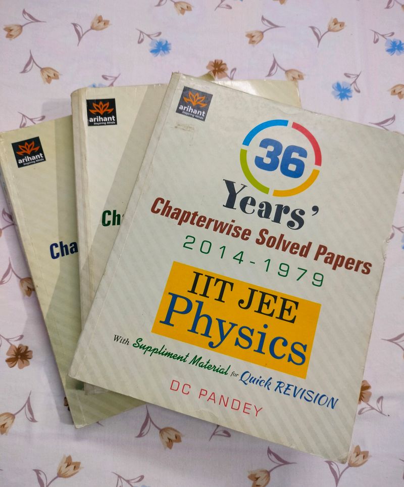 36 Years' IIT JEE Chapterwise Solved Papers Combo