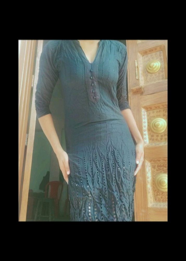 Black Summer Kurti 💜