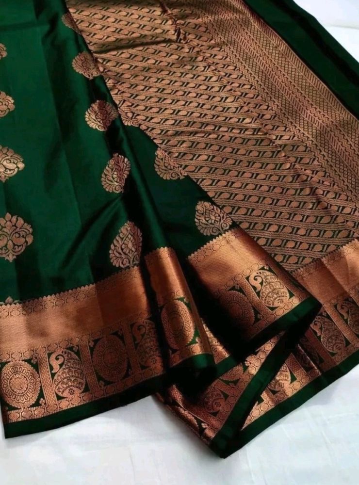 Green New Silk Saree