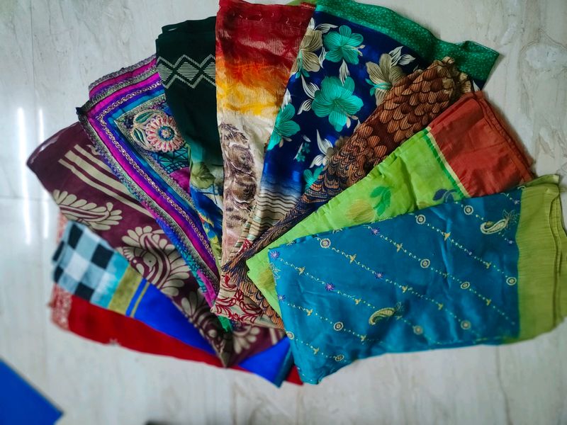 S09❤️Collection Of 10 Beautiful Unique Sarees