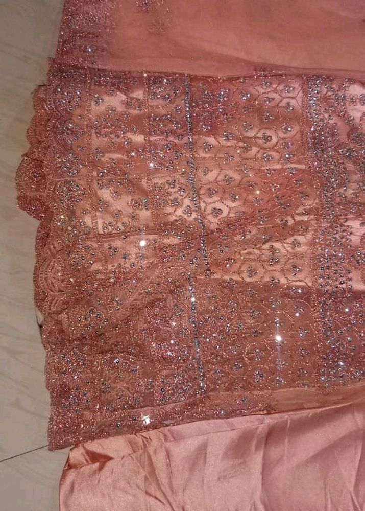 Diwali Festival Discount Pink Long Gown Pant Duptt