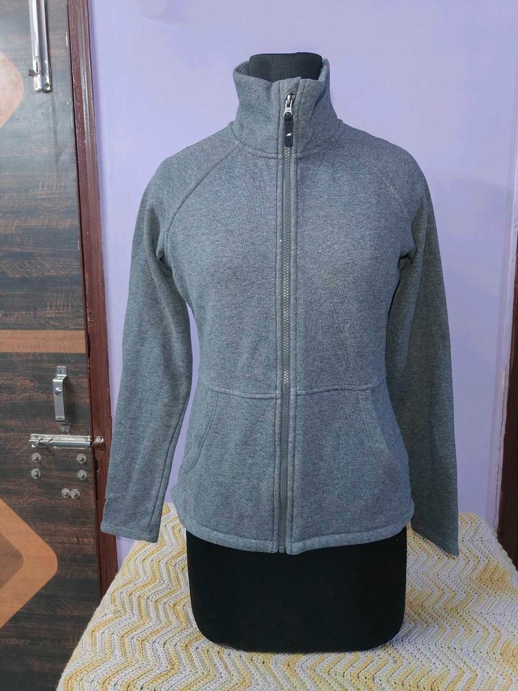 Skechers Full Zip Sweatshirt Grey Size S