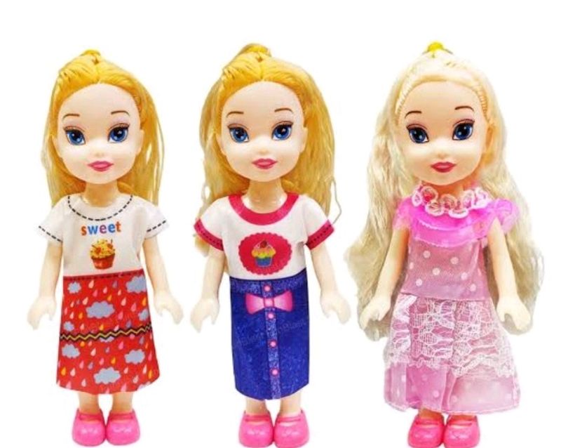 Cute Little Modern Dolls For Babies Set Of 3.