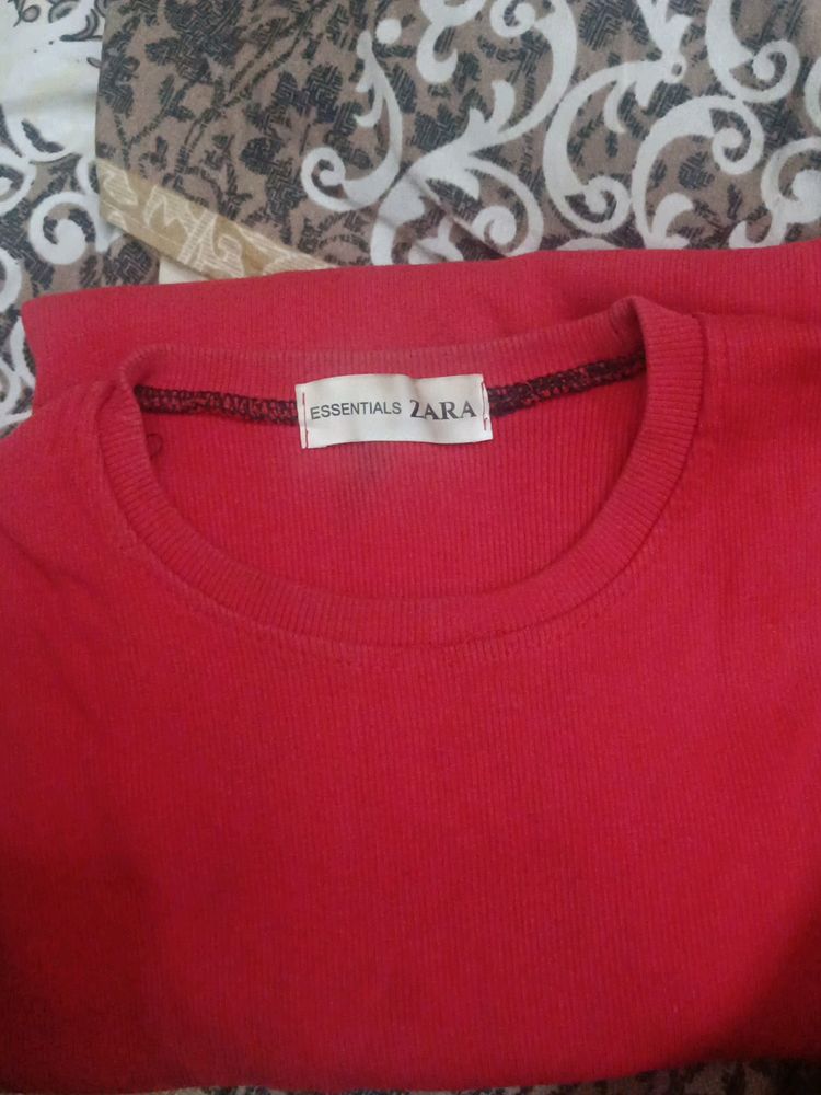 Sweat Shirt Full Sleeve, Red Colour