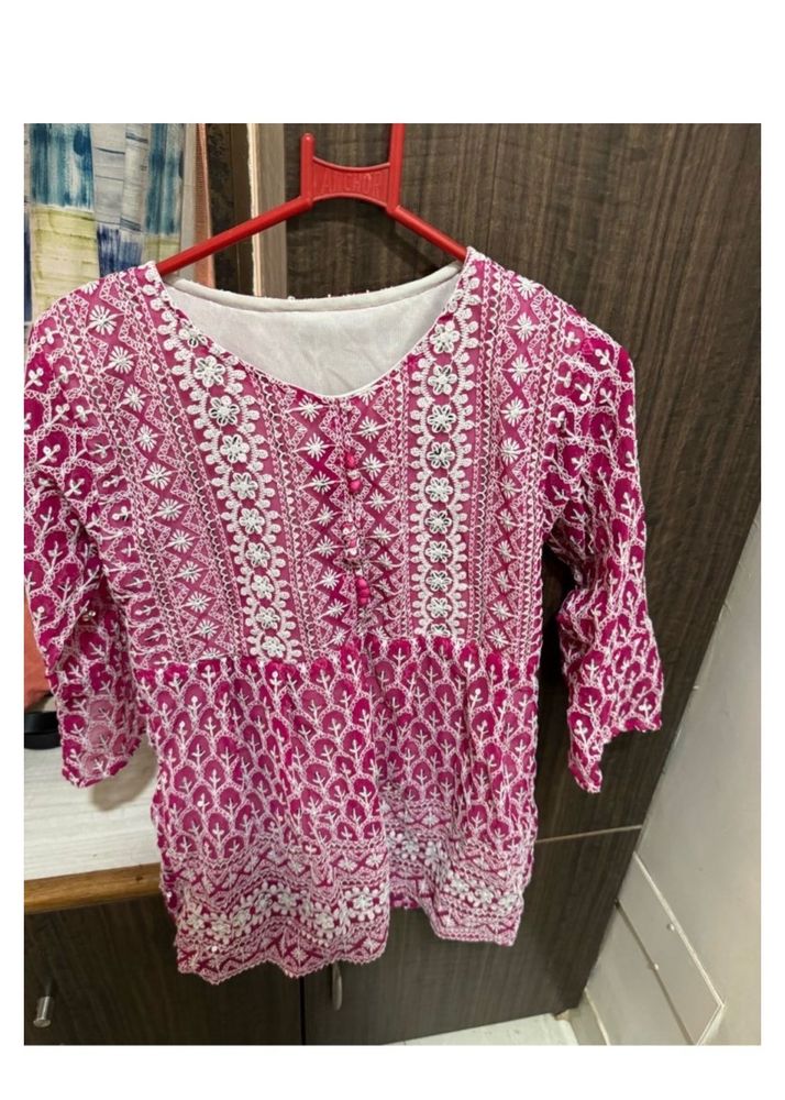 Pink Kurta Top