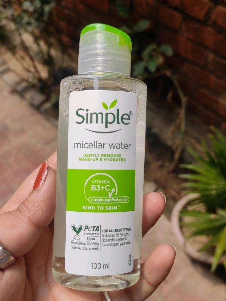 Micellar Water Gently Removes Makeup & Hydrates