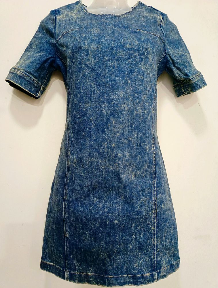 Denim Short Dress