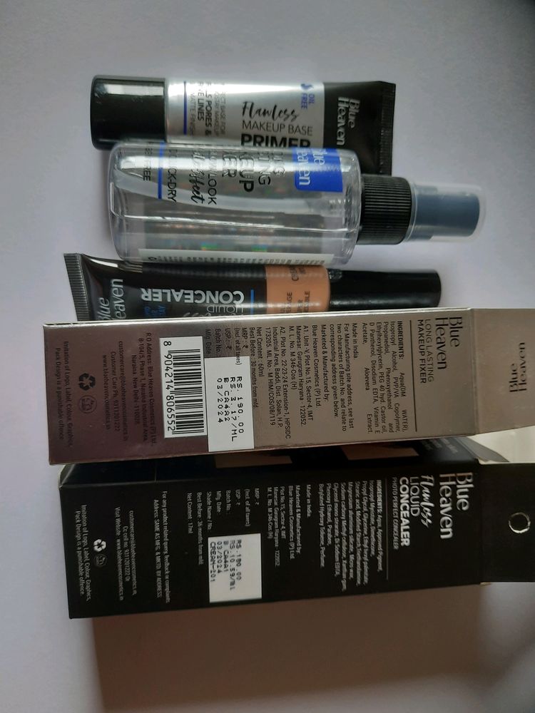 Combo Primer Fixer Concealer